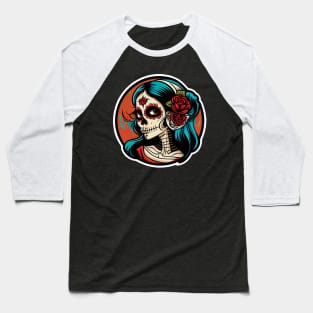 Fiesta-Ready with La Catrina Baseball T-Shirt